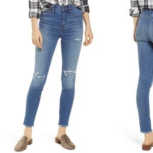 Madewell 10in High Rise Skinny Jeans